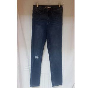 KanCan Lightly Distressed High Rise Denim Jeggings Jeans size 27 Waist EUC